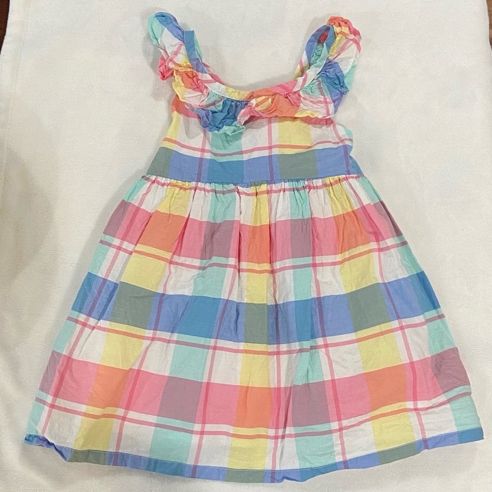 Girls size 5 Tommy Bahama Tunic W/ button Criss Cross Back. PERFECT CONDITION!